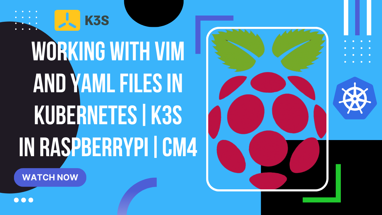 Working with vim and YAML files in Kubernetes